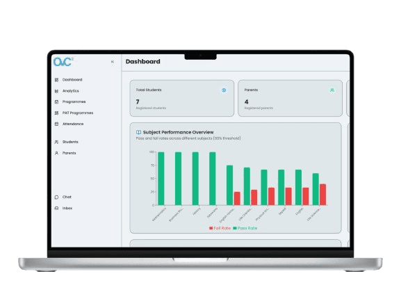 School portal dashboard