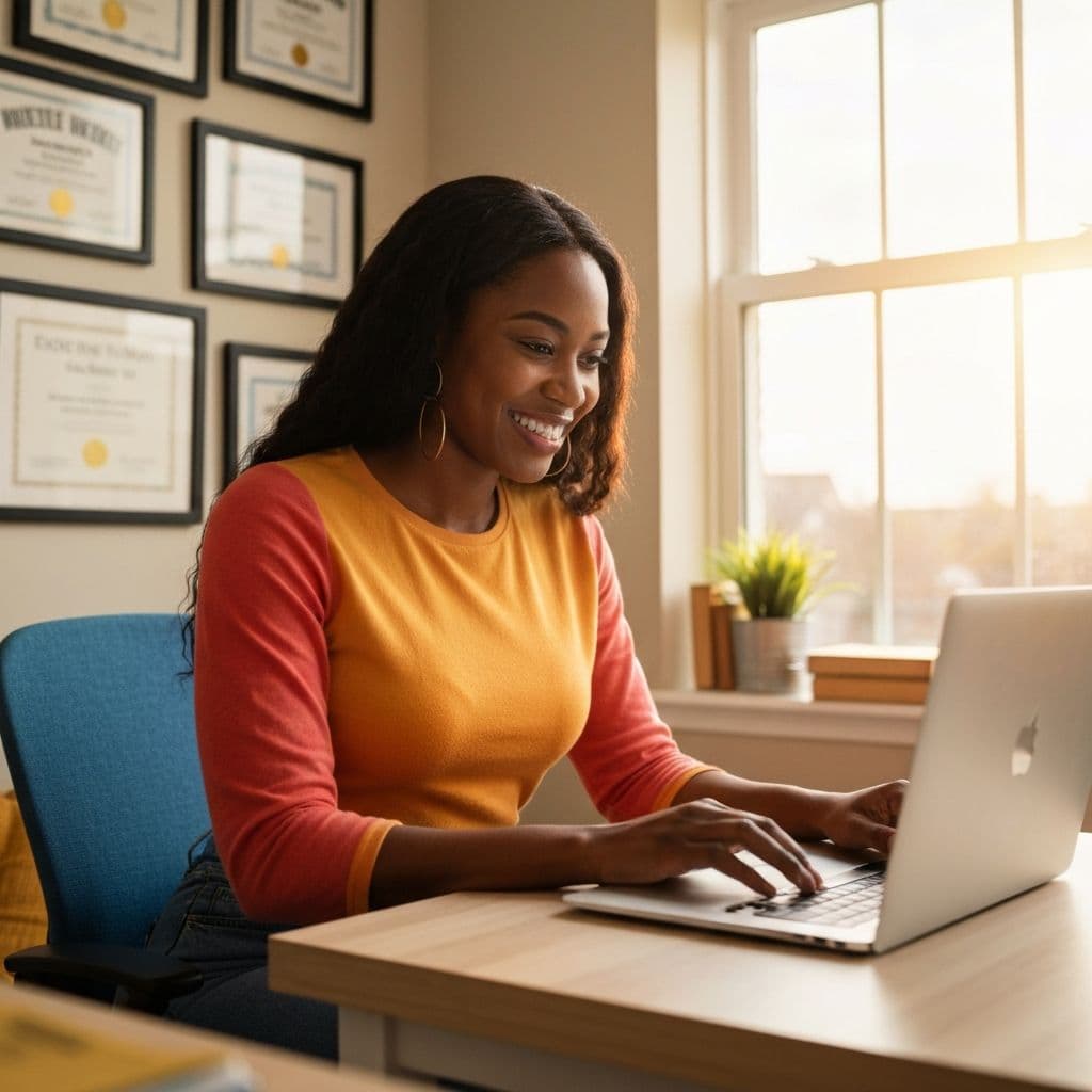 OVCC tutor enjoying teaching